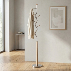 Porte-manteau en métal en forme d'arbre, vente en gros, fabricant d'articles ménagers, stockage domestique, Black Friday - Product Image 1