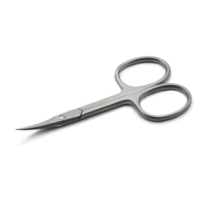 Ciseaux à ongles et ciseaux à cuticules de qualité supérieure, argent et gris foncé, en acier inoxydable, outils de manucure, logo personnalisé, vente en gros - Product Image 1