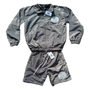 Tarrif free Men's Windbreaker Tracksuit Set Quick Dry <b>Reflective</b> Sportswear <b>Jacket</b> and Shorts for Autumn <b>Running</b> Training - Product Image 1