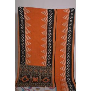 Colcha Tradicional India de Algodón Kantha Gudri, Cubrecama Reversible Vintage, Manta Decorativa - Product Image 1