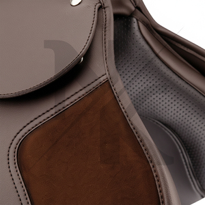 English Dressage Saddle Premium Cowhide Leather Close Contact Horse Racing Saddle English horse racing products from India - Product Image 2