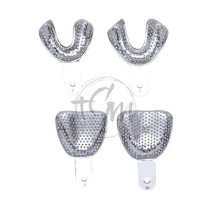 Bandejas de Impresión Profesionales Reutilizables de Construcción Metálica para Procedimientos de Colado Dental y Aplicaciones Clínicas - Product Image 5