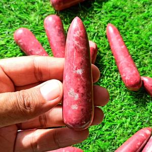 Varita Masajeadora de Cristal de Tulita Natural de Lujo, Pulida a Mano, Herramienta de Terapia con Piedras Preciosas Rosas, Reiki, Meditación, Sanación Energética de Chakras - Product Image 5