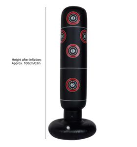 170cm Inflatable Punching <b>Bag</b> Free Standing Boxing <b>Bag</b> Adult Children Boxing <b>Punch</b> Kicking Sandbag PVC Inflatable Tumbler - Product Image 6