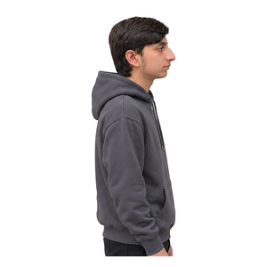Sweat-shirt à capuche en molleton brossé, coton doux, streetwear, fabrication de vêtements sur mesure avec étiquette privée pour les marques de vêtements - Product Image 5