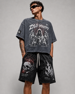 Men Casual Sportswear <b>Set</b> New Style Short Sleeves Shirt Shorts with Custom Logo New Design Summer <b>Set</b> Collection on Sale Online - Product Image 1