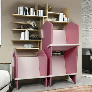 New Top Smooth Edge Casual Modern Home Furniture Durable Safe Material American <b>Pine</b> Plywood Kids Bookshelf for Bedroom Living - Product Image 5