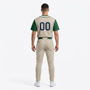 Uniforme de baseball professionnel pour hommes, maillot et pantalon personnalisés avec logo, vêtements de sport haute performance pour équipes, qualité supérieure, sur mesure - Product Image 2