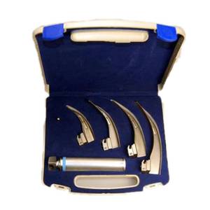 High Quality Stainless Steel Fiber <b>Optic</b> Laryngoscope Set Multiple Blades CE Certified Reusable Surgical <b>Instruments</b> Tegra - Product Image 1