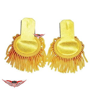 Accesorios de Metal Dorado KEW para Uniformes/Disfraces, Flecos Personalizados al por Mayor, Diseño Vintage de Lujo, Ecológicos, Bordados y Duraderos - Product Image 1