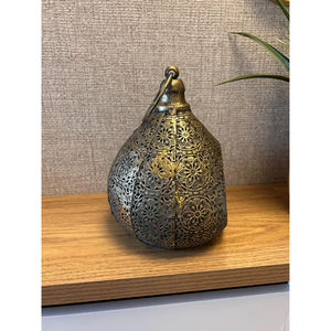 Farol Marroquí Decorativo de Metal para Interiores y Exteriores, Portavelas Colgante Antiguo, Lámparas Marroquíes Hechas a Mano, Portavelas - Product Image 5