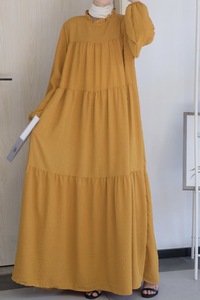 Abaya Modern Dress Muslim <b>Islamic</b> Clothing Women Abaya Solid Color Wholesale Customized - Product Image 3