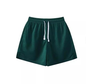Shorts décontractés d'été pour femmes, couleur unie, style vintage, respirants, avec logo personnalisé, séchage rapide, coupe classique, vente en gros - Product Image 5