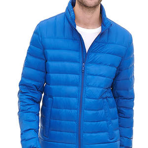Blouson matelassé à capuche OEM pour homme, 100 % polyester, teint uni, imperméable, coupe-vent, vêtement d'extérieur personnalisé, style urbain - Product Image 5