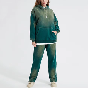 Sweat à capuche pour homme de luxe, vintage, coupe classique, délavé à l'acide, 100% polyester, anti-UV, durable, confortable, commandes en gros, service OEM personnalisé - Product Image 3