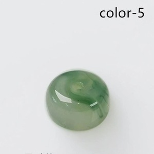 Kit de fabrication de bracelet en perles rondes facettées en résine verte ILAHI, pour bricolage, statue Uttar Pradesh ICORB-14858 - Product Image 6