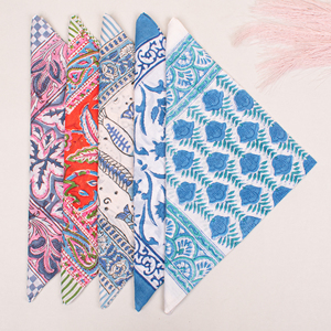 Lot de bandanas en coton tendance multicolores, foulards carrés, bracelets sportifs, bandeaux pour cheveux, couvre-chefs, cravates promotionnelles - Product Image 5