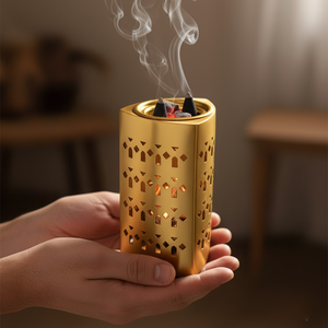 Colección Moderna de Quemadores de Incienso Metálicos para Fragancia y Decoración del Hogar de Lujo, Porta Incienso a Precio de Mayoreo - Product Image 6