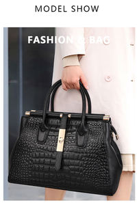 Bolso Tote de Cuero Genuino Personalizado para Mujer, Diseño con Textura Granulada, Convertible a Bandolera/Hombro, Gran Capacidad, Teñido con Técnica Tie-Dye, Tela de 80g - Product Image 3