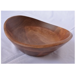 Cuenco multiusos de madera maciza hecho a mano pulido desechable desayuno aperitivos sopa ensaladera cuencos para uso doméstico en la cocina - Product Image 6