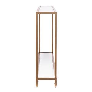 Console de couloir contemporaine, table moderne minimaliste avec étagère ouverte, élément d'appoint élégant en métal, meuble de salon, décoration intérieure - Product Image 5