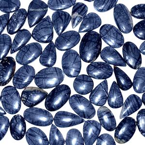 Pierre précieuse en vrac de quartz de jaspe naturel Picasso pour la fabrication de bijoux, composants de pendentif de taille personnalisée - Product Image 1