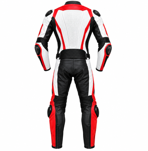 Combinaison de course moto professionnelle Guruna, pré-coupée, aérodynamique, certifiée CE, logo avant, cuir de kangourou Schoeller-Keprote One - Product Image 2