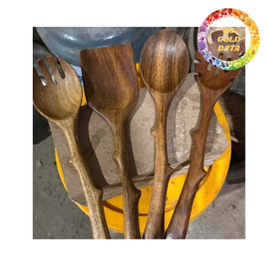 Cuchara de Madera Natural Hecha a Mano, Utensilio de Cocina Ecológico y Reutilizable, Cuchara para Café, Vajilla para Restaurante - Product Image 6