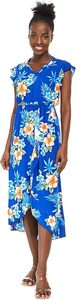 Vestido Hawaiano con Volantes y Estampado de Hibisco para Mujer - Product Image 4