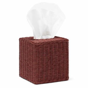 Serviette holder box woven from <b>rattan</b> top choice stylish tissue container napkin case covers - Product Image 3
