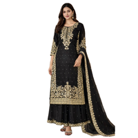 Nueva Colección de Diseñador GMY, Conjunto de Top y Dupatta de Seda con Bordado Pesado y Trabajo de Codificación, para Mujer, Ropa de Fiesta, Sin Arrugas
