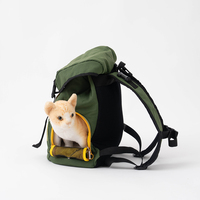 Mochila Transportadora para Mascotas [CAMDOG] Nesta con Correas Ergonómicas, Ventilación de 3 Vías, Cierre YKK, Impermeable, Bolsa de Viaje de Alto Rendimiento para Mascotas