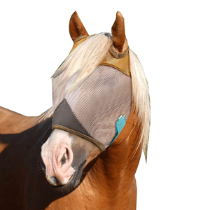 Masque anti-moustiques professionnel de haute qualité personnalisable pour chevaux, en maille respirante, pour une utilisation sûre à l'équitation - Product Image 2