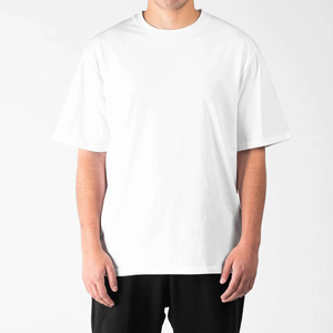 เสื้อยืดพรีเมียมหรูหรา ผ้าฝ้าย 100% หนานุ่ม ระบายอากาศได้ดี สีสันตามสั่ง แบรนด์เนม ผ้าหนา สไตล์สตรีทแวร์ ทรงโอเวอร์ไซส์ - Product Image 3