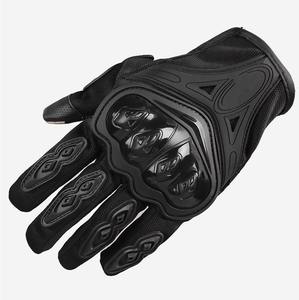 Meilleurs gants de moto en cuir pleine main pour la course, fonction écran tactile Pyrotect, coupe-vent, fermeture à cordon, unisexe, sport - Product Image 4