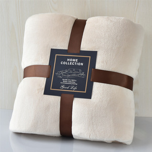 Home Collection Plush <b>Throw</b> <b>Blanket</b> Solid Light <b>Blue</b> Rectangular Eco-Friendly Machine Wash Four Seasons Use - Product Image 2
