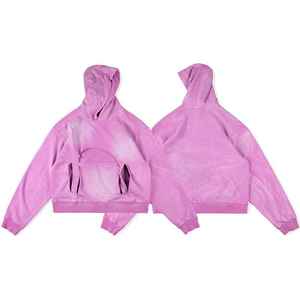 Fabricant de sweats à capuche pour hommes, personnalisables OEM, avec motifs imprimés numériquement, teints unis, effet délavé à l'acide, et sweats à capuche noirs personnalisés pour hommes, vente en gros - Product Image 1