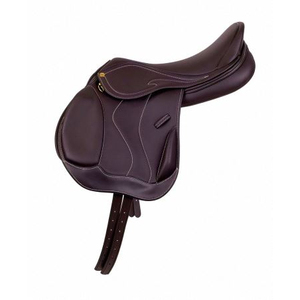 Selle d'équitation anglaise antidérapante pour une assise sécurisée lors des activités équestres. Selle polyvalente et élégante, exportée. - Product Image 1