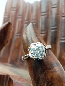 Shape LAB Grown Engagement Wedding Gift Ring 925 Silver Solid Gold Oval Cut Diamond Prong Setting for Certified Women's - Product Image 6