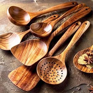 Utensilios para Ensaladas Hechos a Mano, Ecológicos, Aptos para Lavavajillas, para Cocina Casera, Hechos en India - Product Image 6