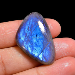 FAIJAN GEMS Cabochon de Labradorite Bleue Naturelle Certifiée par un tiers du Rajasthan, Vente en Gros pour la Fabrication de Bijoux - Product Image 2