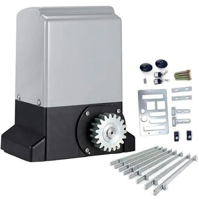 Premium 1800KG Automatic Sliding Gate Motor | High-Speed Gear Driven Electric Gate Opener with Remote Control & Safety Sensors