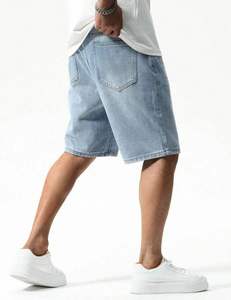 Plain Dyed <b>Technics</b> Denim <b>Shorts</b> Stylish Comfort Quality Fashion Modern Luxury Premium Perfect Modern Fit - Product Image 2