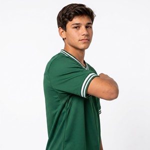 Maillot de football américain personnalisé en gros, uni, en maille épaisse respirante, col en V, uniforme d'entraînement vierge pour équipe - Product Image 3