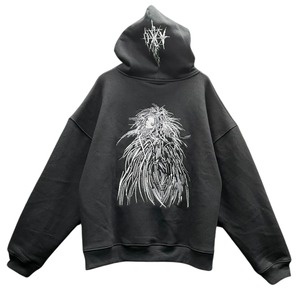 Sudadera con capucha extragrande de felpa francesa de primera calidad, unisex, para hombre, lisa, con pedrería, con capucha térmica para hombre - Product Image 2