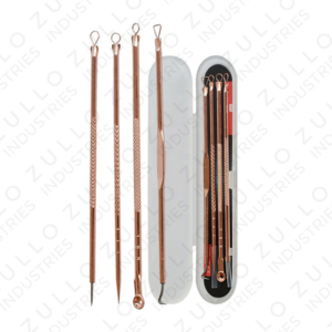 Professional 4-in-1 Stainless Steel Acne Extractor Kit Blackhead Remover Needles and Facial Pore Cleaner <b>Tools</b> - Product Image 4