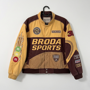 OEM Wholesale Custom Professional Unisex Varsity College Baseball <b>Bomber</b> Nascar Racing Vintage Graphic <b>Summer</b> Winter % - Product Image 3
