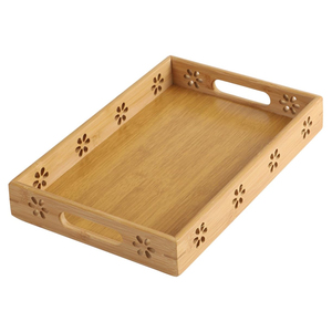 Premium Handmade Wooden Serving Tray for Kitchen Dining <b>Coffee</b> <b>Table</b> Breakfast Serving <b>Rustic</b> Farmhouse Style Trays - Product Image 1