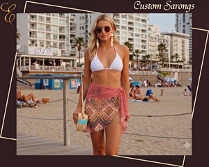 Pareo Hawaiano Polinesio Personalizado de Moda, Envoltura de Playa, Ropa Tropical para Resort, Fabricante Textil OEM ODM - Product Image 2
