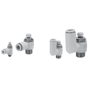 Controlador de velocidad SMC Pneumatics, pieza neumática - Product Image 3